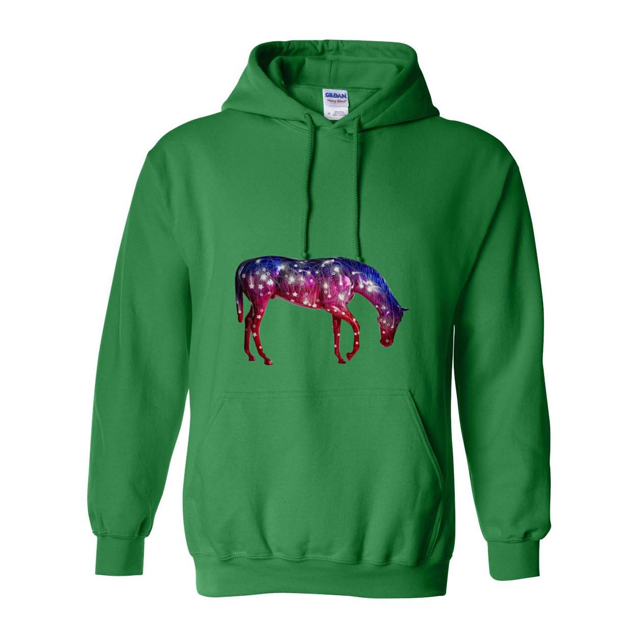 Cowgirl Roots™ Starlight Horse Pull Over Front Pocket Hoodies