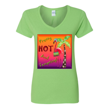 Load image into Gallery viewer, Pretty Hot And Tempting V-Neck Cotton T-Shirts

