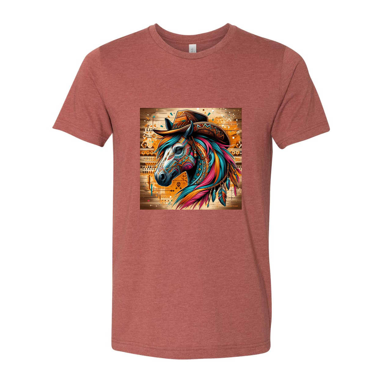 Cowboy Gus Tribal Horse T Shirts