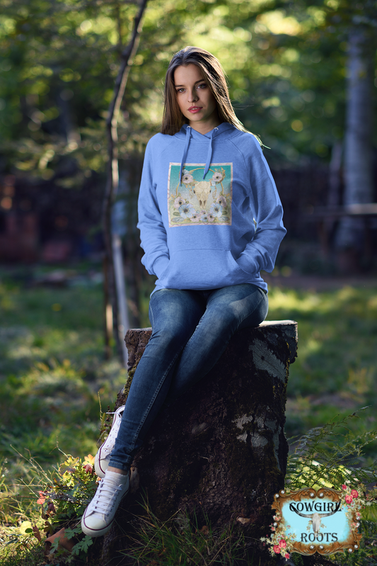 Cowgirl Roots™ Bohemian Rhapsody, Pull Over Front Pocket Hoodies