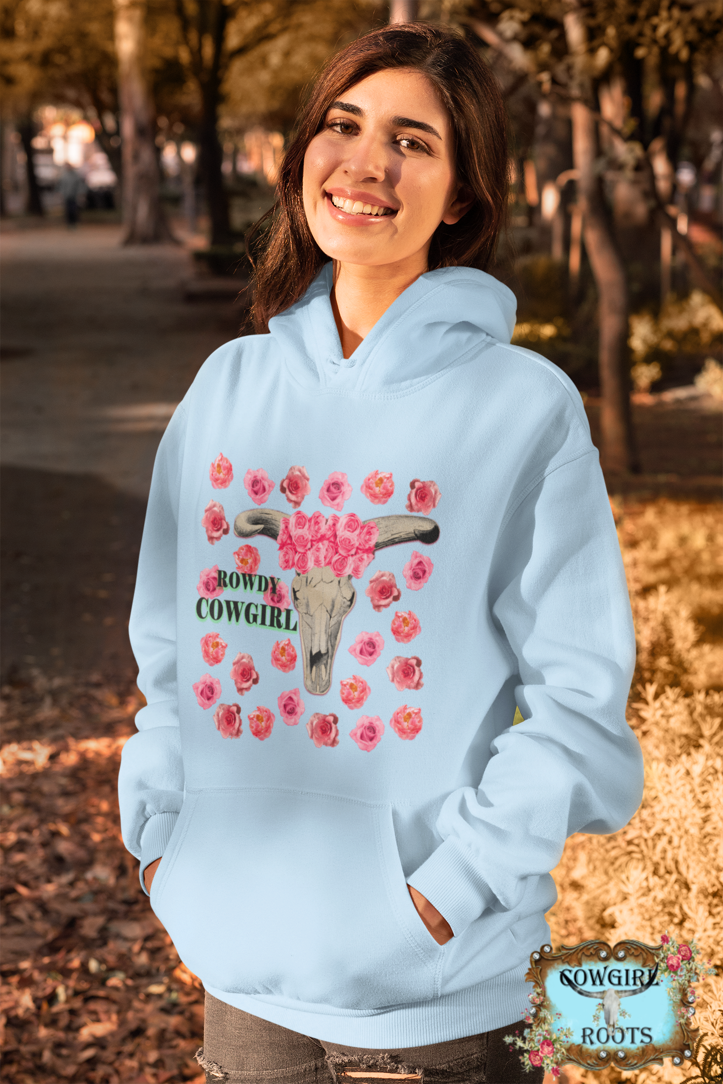 Cowgirl Roots™ Rowdy Cowgirl Pull Over Front Pocket Hoodies