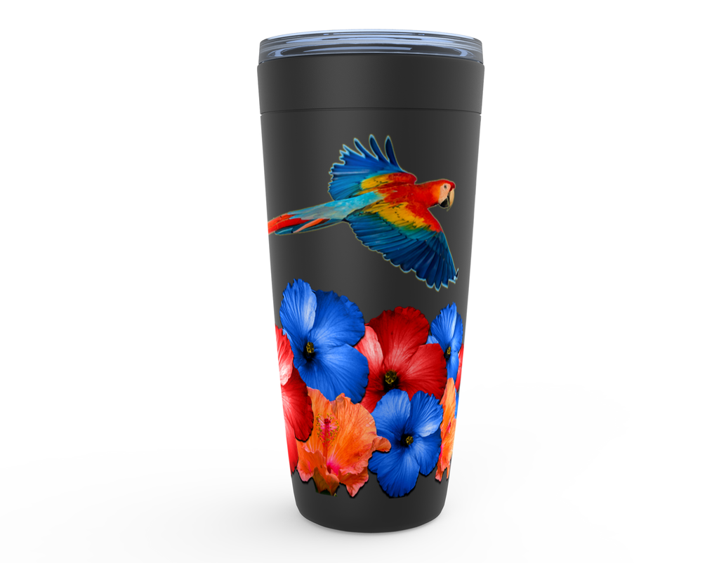 20oz Tropic Vibes Stainless Steel Hot or Cold Travel Tumbler Mugs
