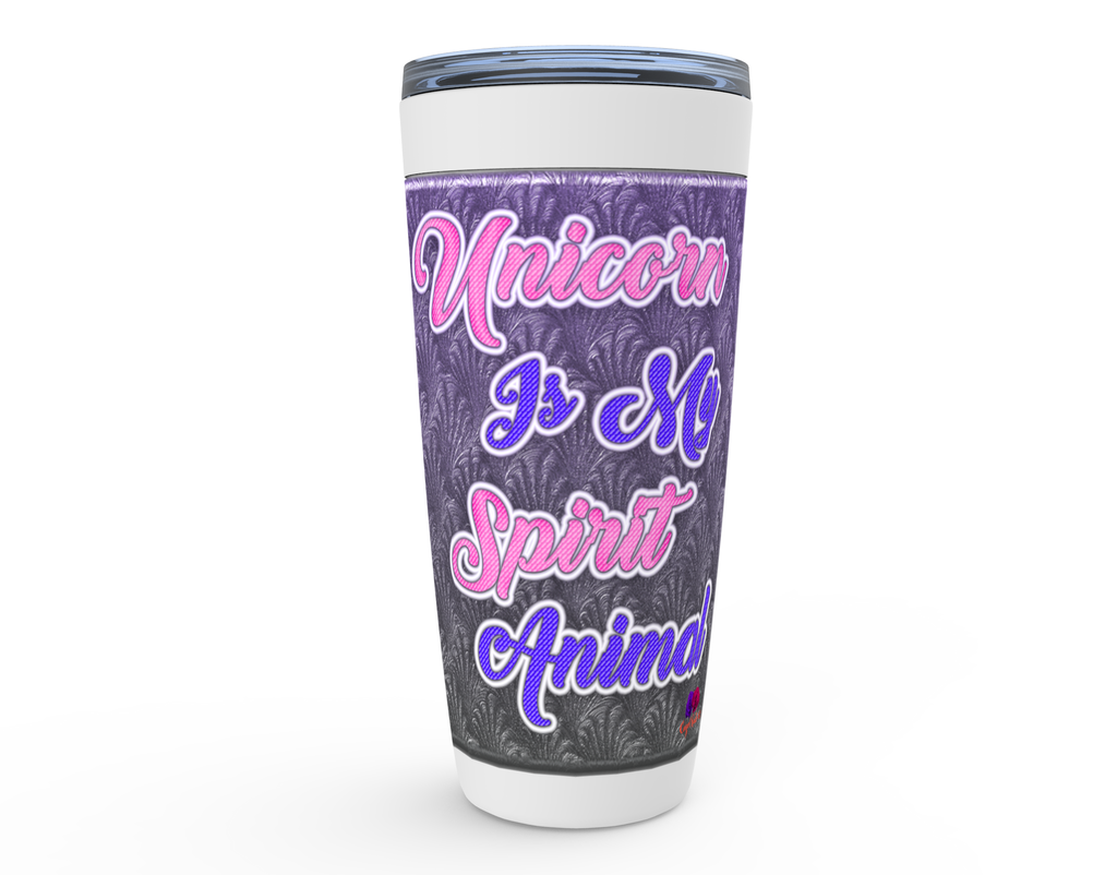 Cowgirl Roots™ Tumbler 20oz Unicorn is my Spirit Animal, Stainless Steel Insulated Hot and Cold Mug