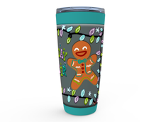 Load image into Gallery viewer, 20oz Holiday Cheer Stainless Steel Hot or Cold Travel Tumbler Mugs
