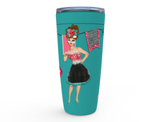 Load image into Gallery viewer, Cowgirl Roots™ Tumbler 20oz Sassy Retro Girl, Stainless Steel Insulated Hot and Cold Mug
