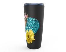 Load image into Gallery viewer, 20oz Classy Buck&#39;n Daisy Stainless Steel Hot or Cold Travel Tumbler Mugs
