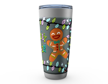 Load image into Gallery viewer, 20oz Holiday Cheer Stainless Steel Hot or Cold Travel Tumbler Mugs
