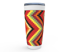 Load image into Gallery viewer, 20oz Unique Tribal Design Stainless Steel Hot or Cold Insulated Travel Tumbler Mugs

