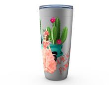 Load image into Gallery viewer, 20oz Be the flower Amongst Prick&#39;s Stainless Steel Hot or Cold Travel Tumbler Mugs
