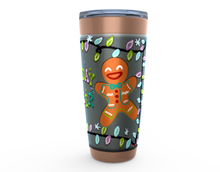 Load image into Gallery viewer, 20oz Holiday Cheer Stainless Steel Hot or Cold Travel Tumbler Mugs
