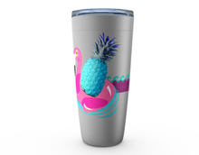 Load image into Gallery viewer, 20oz Piney &amp; Mr. Pinks Summer Vibes Stainless Steel Hot or Cold Travel Tumbler Mugs
