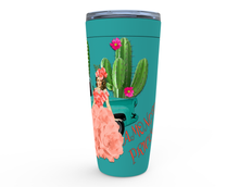 Load image into Gallery viewer, 20oz Be the flower Amongst Prick&#39;s Stainless Steel Hot or Cold Travel Tumbler Mugs
