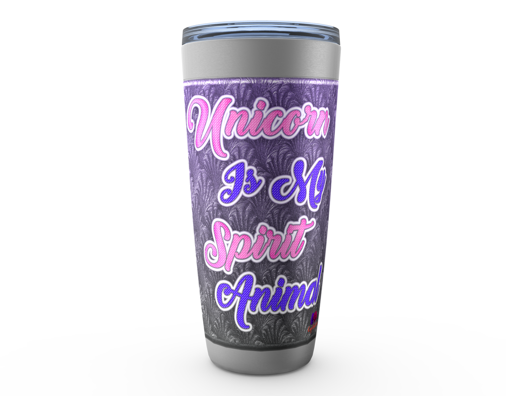 20oz Unicorn is my Spirit Animal Stainless Steel Hot or Cold Travel Tumbler Mugs