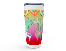 Load image into Gallery viewer, 20oz Llama Desert Stainless Steel Hot or Cold Travel Tumbler Mugs
