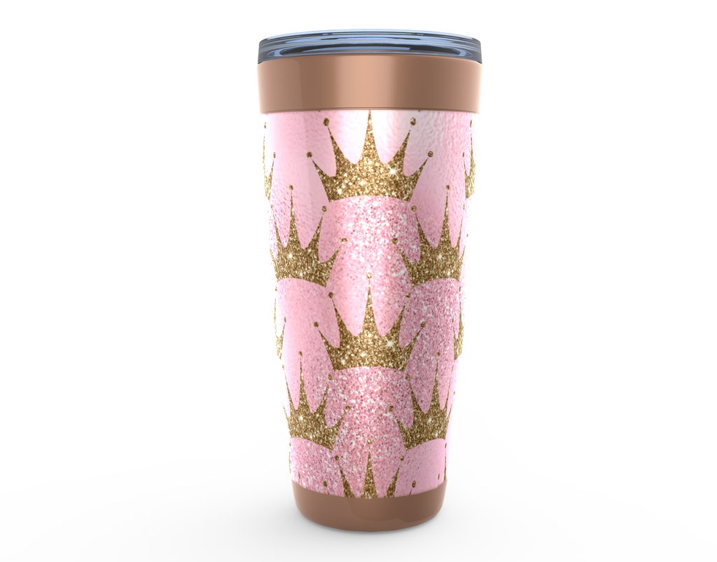 Cowgirl Roots™ Tumbler 20oz Crown Royalty, Stainless Steel Insulated Hot and Cold Mug