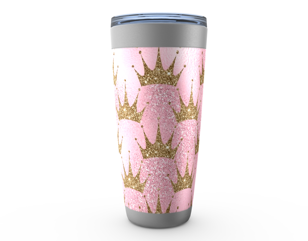 Cowgirl Roots™ Tumbler 20oz Crown Royalty, Stainless Steel Insulated Hot and Cold Mug