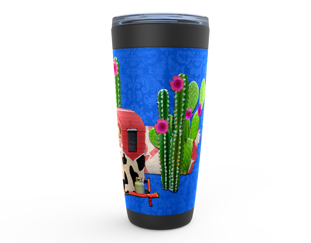 Cowgirl Roots™ Tumbler 20oz Cactus Cowgirl Stainless Steel Insulated Hot and Cold Mug