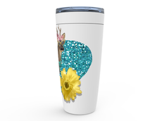 Load image into Gallery viewer, 20oz Classy Buck&#39;n Daisy Stainless Steel Hot or Cold Travel Tumbler Mugs
