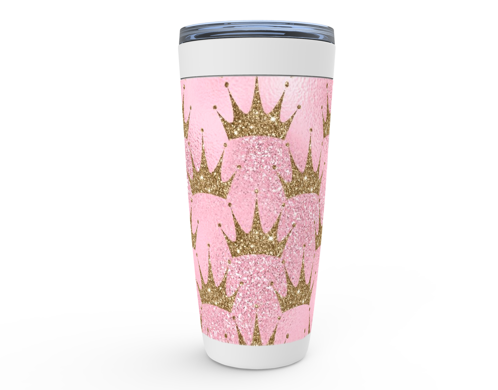 Cowgirl Roots™ Tumbler 20oz Crown Royalty, Stainless Steel Insulated Hot and Cold Mug