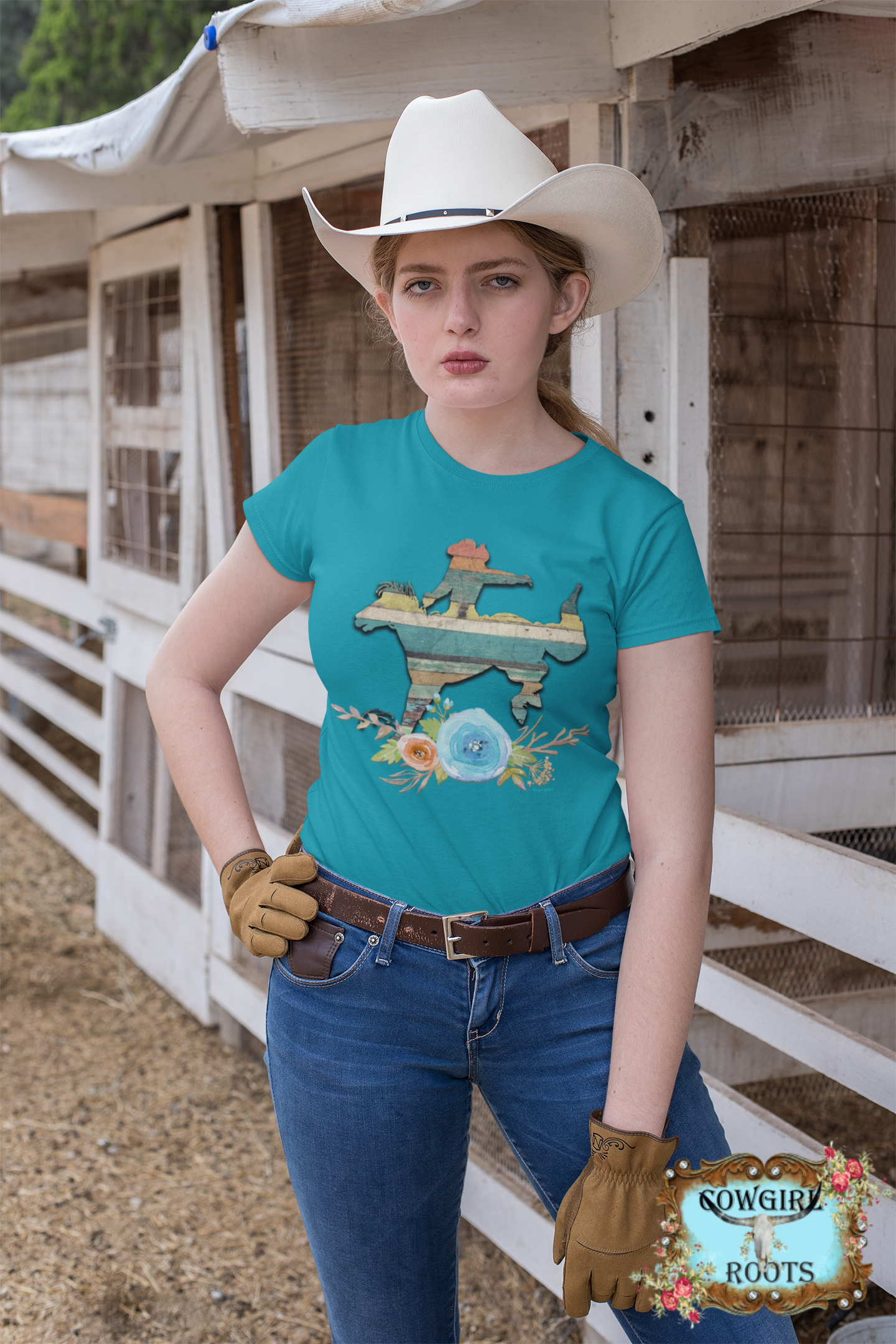 Cowgirl Roots™ Broncing Good Times T Shirts